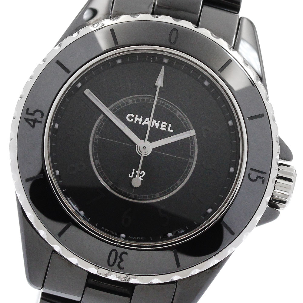 訳あり シャネル CHANEL H6346 J12 ファントム クォーツ レディース _938821【中古】