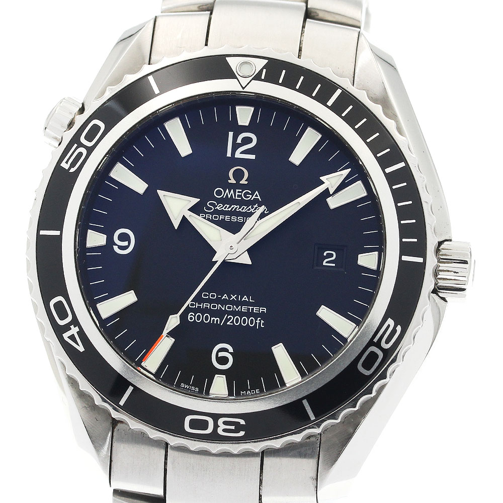 オメガ OMEGA 2200.50 シーマスター600 プラネットオーシャン デイト 自動巻き メンズ 保証書付き_899120【中古】