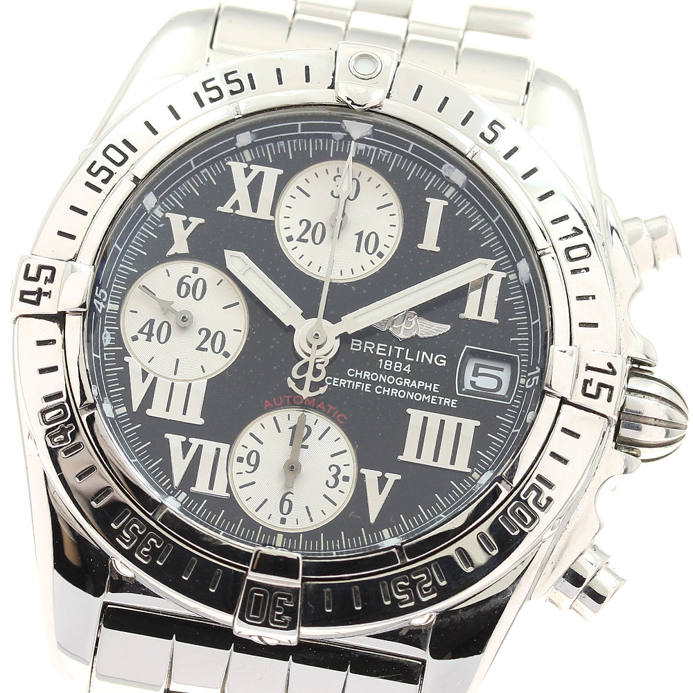 ブライトリング BREITLING A13358 クロノコックピット デイト 自動巻き メンズ 保証書付き_922364【中古】