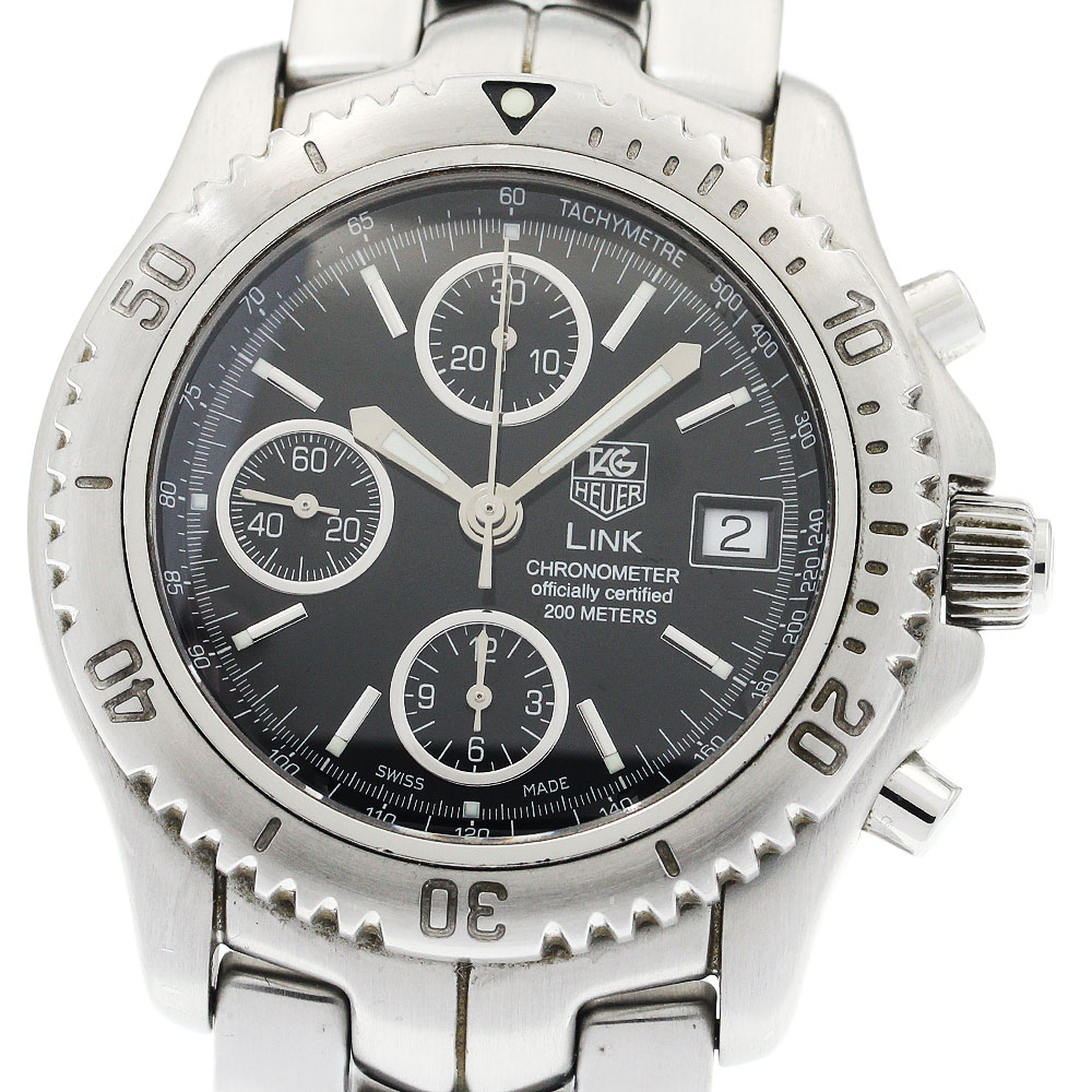 タグホイヤー TAG HEUER CT5111 リンク クロノグラフ 自動巻き メンズ _933949【中古】