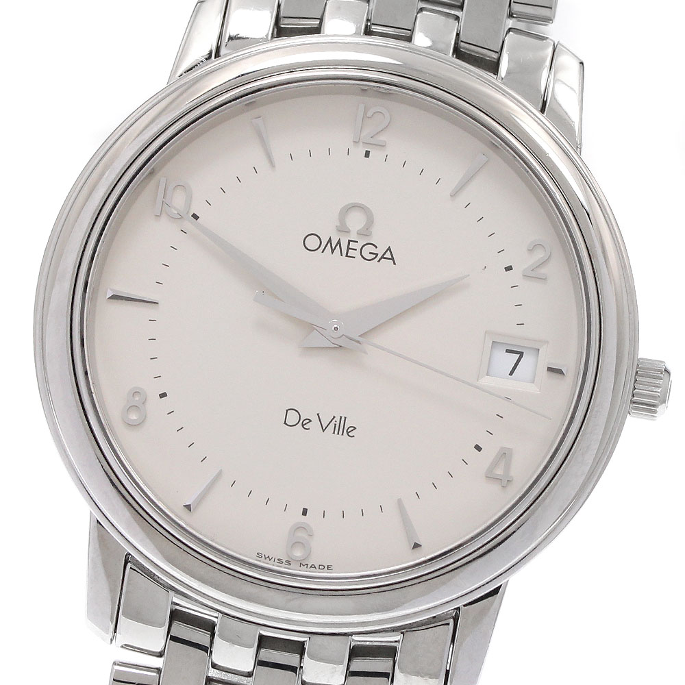 ゼロ OMEGA 4510.30 天魔波旬 プレ上演 デイト 石英 メンズ 良品 _939185【中古】