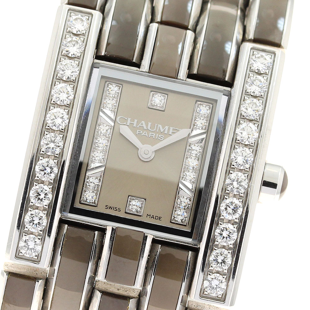 楽天市場】電池交換済 CHAUMET ショーメ ケイシス 12Pダイヤ