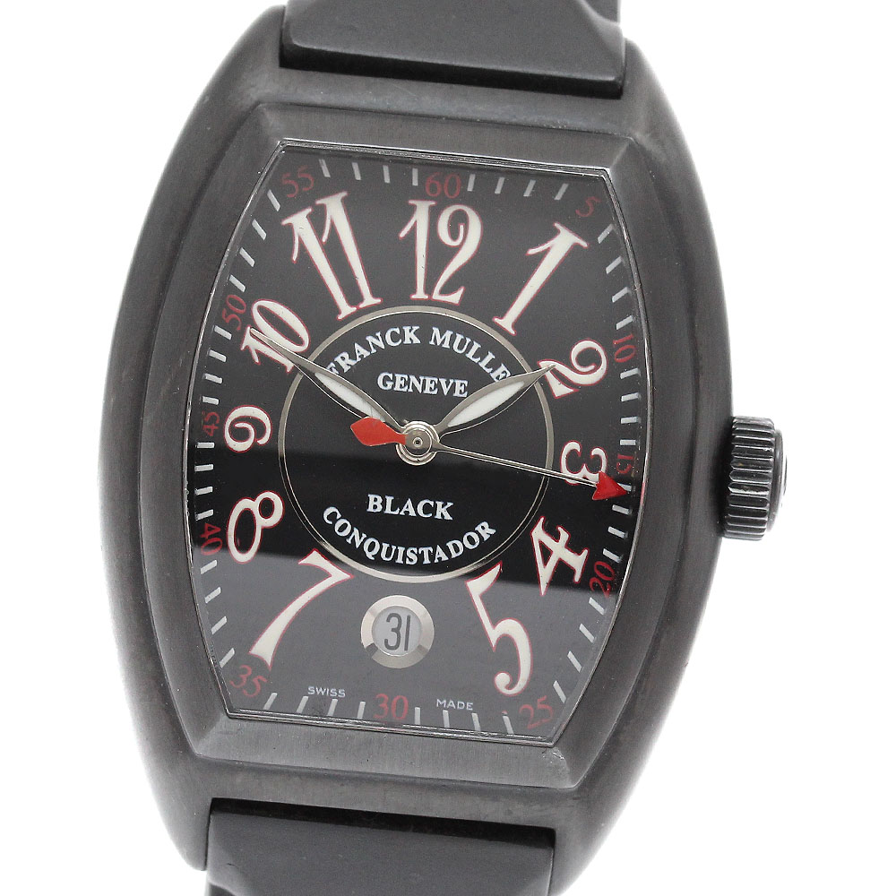 簡明直截レギオモンタヌス FRANCK MULLER 8005HSCNR コンキスタドール デイト 自動小銃一巻き メンズ _938367【中古】