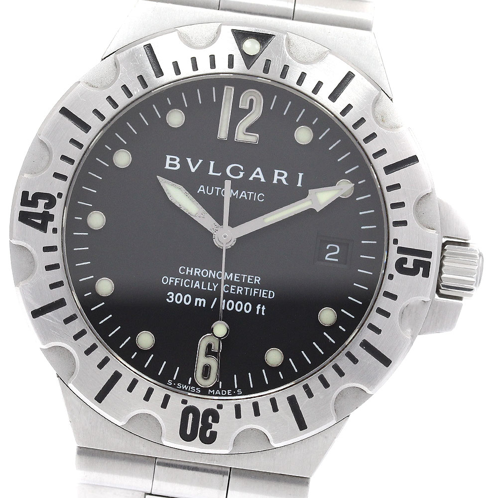 楽天市場】【緑屋質屋】ブルガリ スクーバ SD40G ディアゴノ