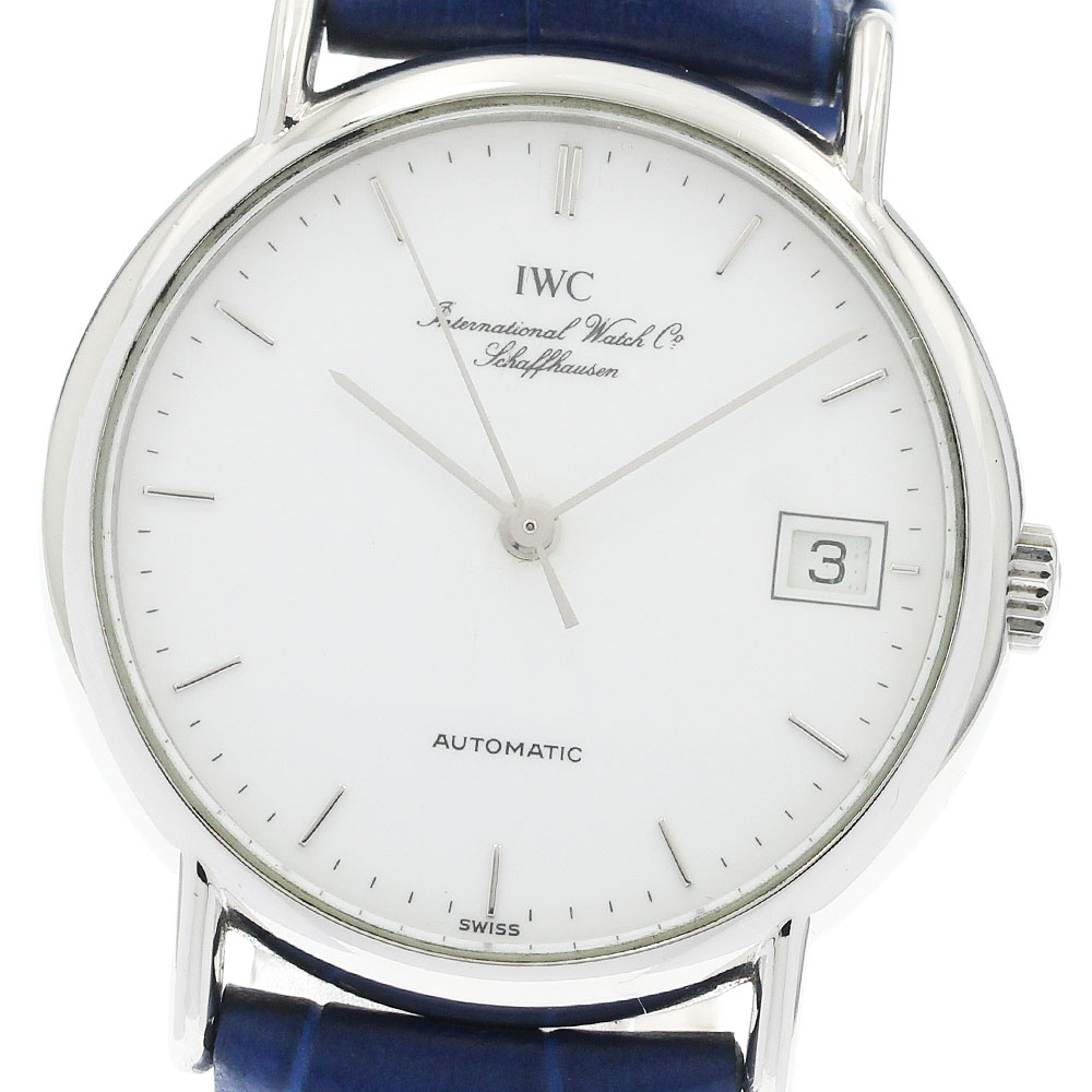 IWC IWC SCHAFFHAUSEN IW351320 ポートフィノ デイト 自動巻き メンズ _940110【中古】