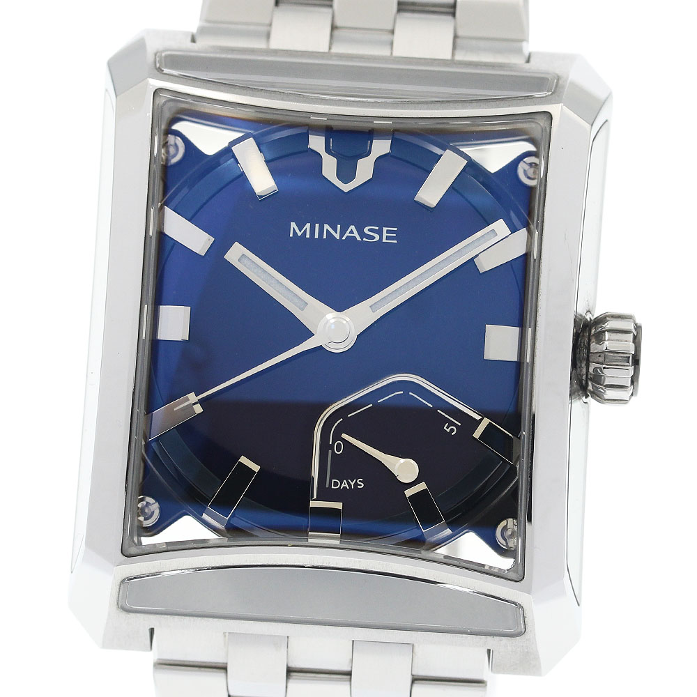 ミナセ MINASE VM05-M01SB セブンウィンドウズ パワーリザーブ 40本限定 手巻き メンズ 良品 箱付き_938021【中古】