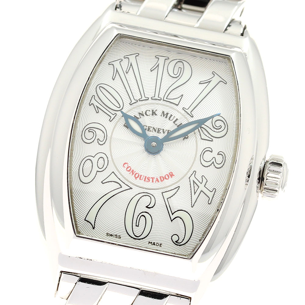 フランクミュラー FRANCK MULLER 8005LQZ コンキスタドール クォーツ レディース _934684【中古】