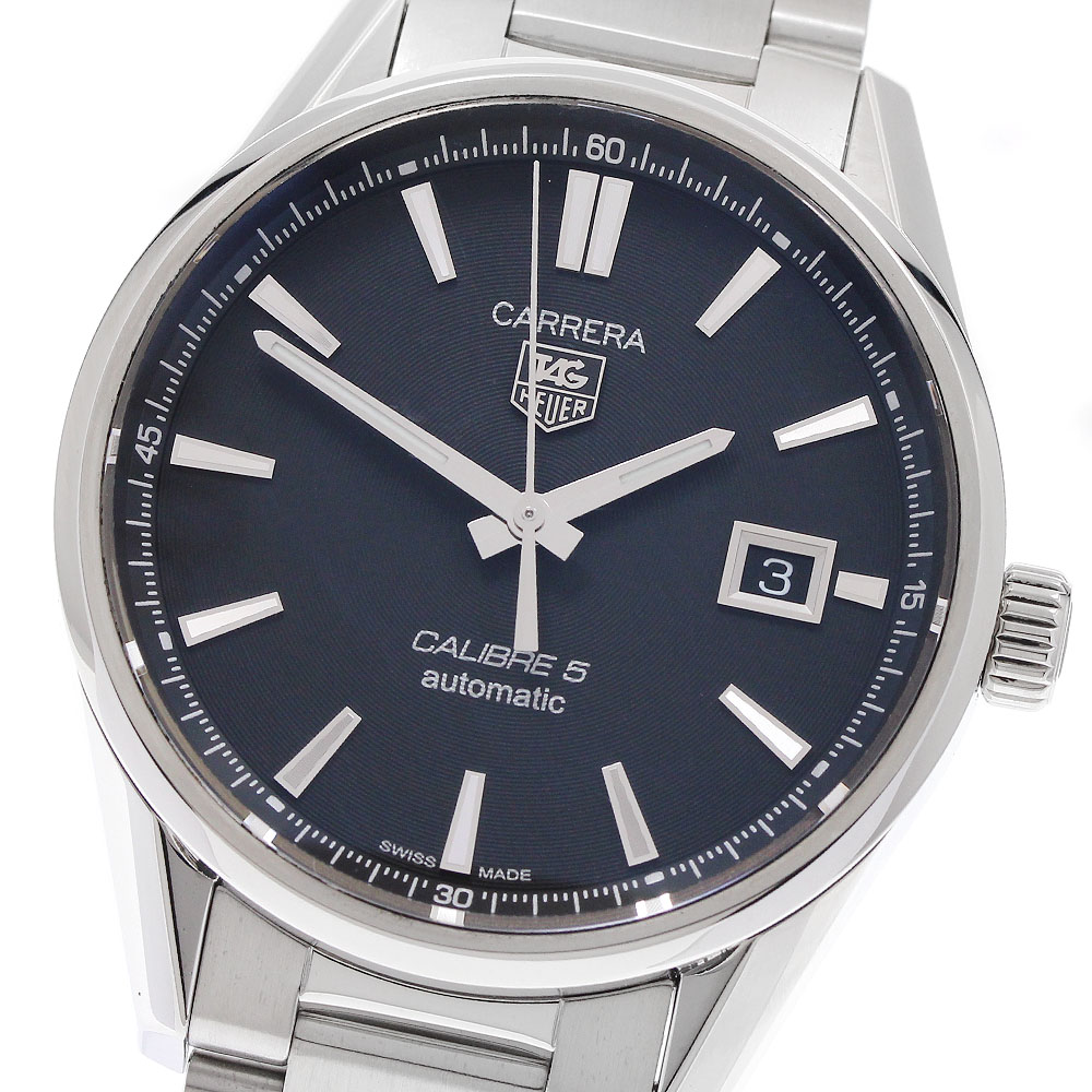 タグホイヤー TAG HEUER WAR211A-1 カレラ キャリバー5 デイト 自動小銃一巻き メンズ 良品 _938264【中古】