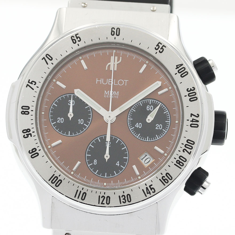 ウブロ HUBLOT 1920.1 百貨店B デイト クロノグラフ 自動小銃一巻き メンズ _938798【中古】