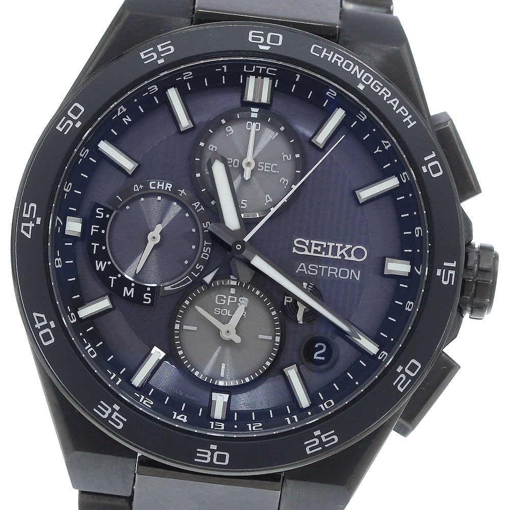 セイコー SEIKO SBXC155/5X83-0AA0-1 アストロン ネクスター 中核グループ販売店専用 GPS ソーラー電磁波 メンズ 良品 内箱・御墨付き付き添い人_941956【中古】 腕時計-メンズ腕時計