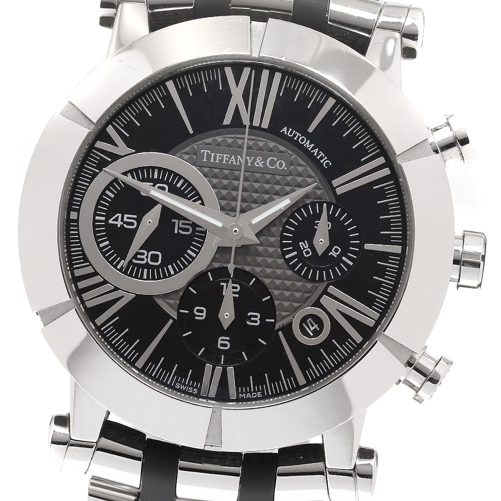 ティファニー TIFFANY&Co. Z1000.82.12A10A00A アトラス ジェント クロノグラフ デイト 自動巻き メンズ _931784【中古】