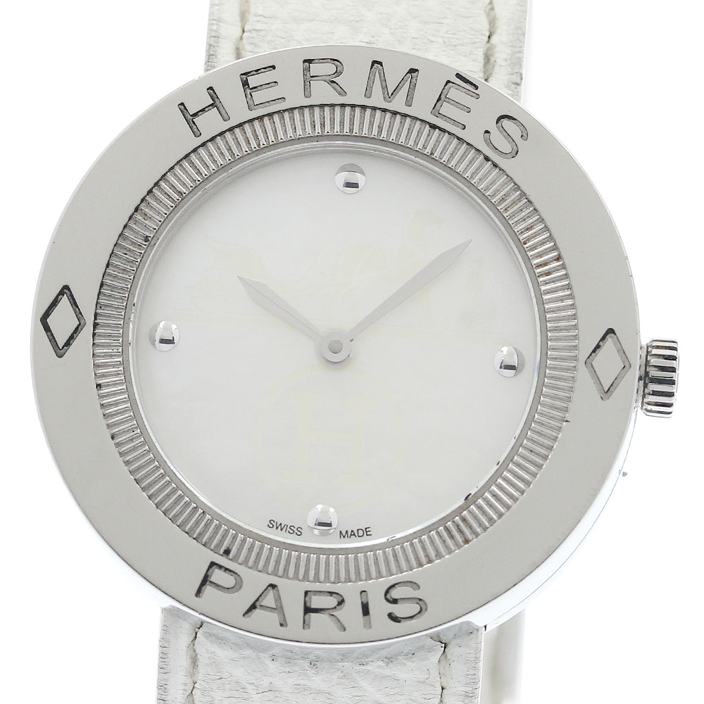 胴締め訳あり エルメス HERMES PP1.410 通り手形通り手形 石英 レディース _938993【中古】