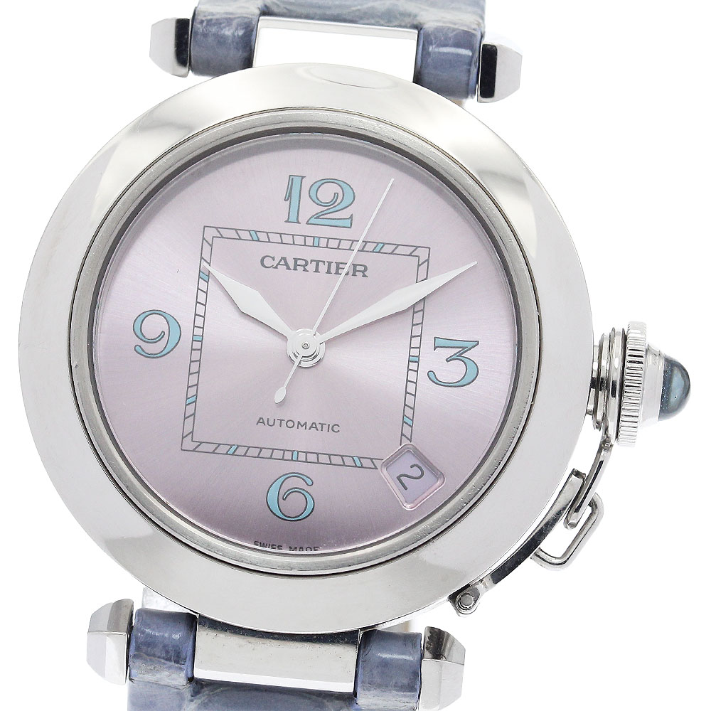 カルティエ CARTIER W3108199 パシャC 2005年クリスマス押さえる デイト 自動小銃一巻き ボーイズ _939690【中古】