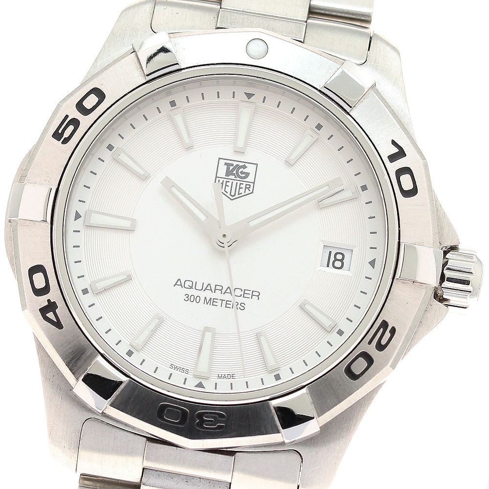 タグホイヤー TAG HEUER WAP1111 アクアレーサー デイト 石英 メンズ _940012【中古】