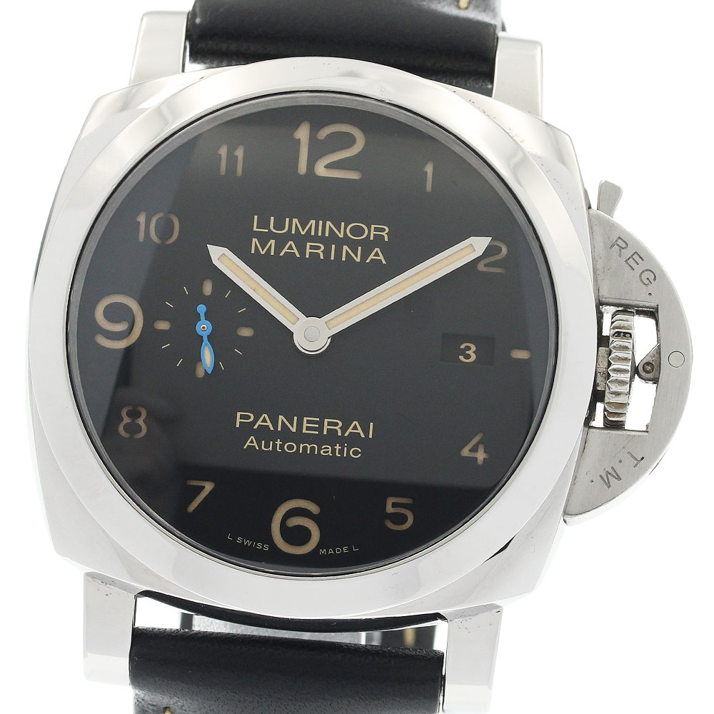 パネライ PANERAI PAM01359 ルミノール マリーナ 1950 3DAYS アッチャイオ 自動小銃一巻き メンズ 箱・御墨付き付き添い人_941859【中古】 腕時計-メンズ腕時計