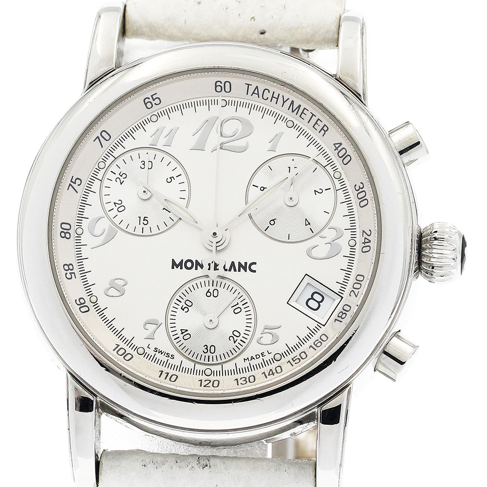モンブラン MONTBLANC 7039 マイスターシュティック クロノグラフ クォーツ レディース _938987【中古】