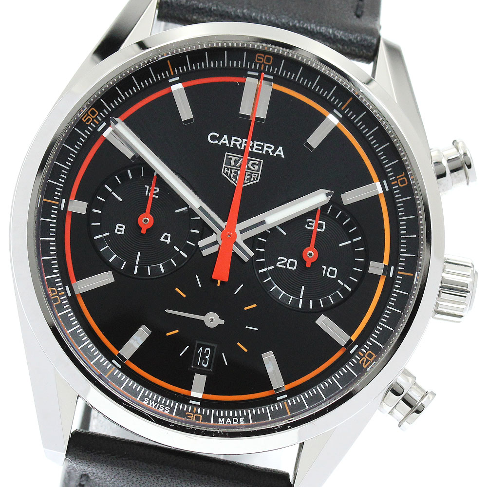 タグホイヤー TAG HEUER CBN201C.FC6542 カレラ クロノグラフ 自動巻き メンズ 美品 箱・保証書付き_940003【中古】