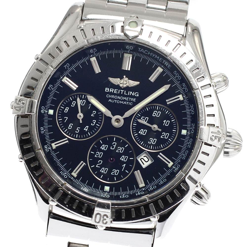 訳あり ブライトリング BREITLING A35312 シャドウ フライバック クロノグラフ 自動巻き メンズ _910051【ev10】【中古】｜CLOSER 96,921円