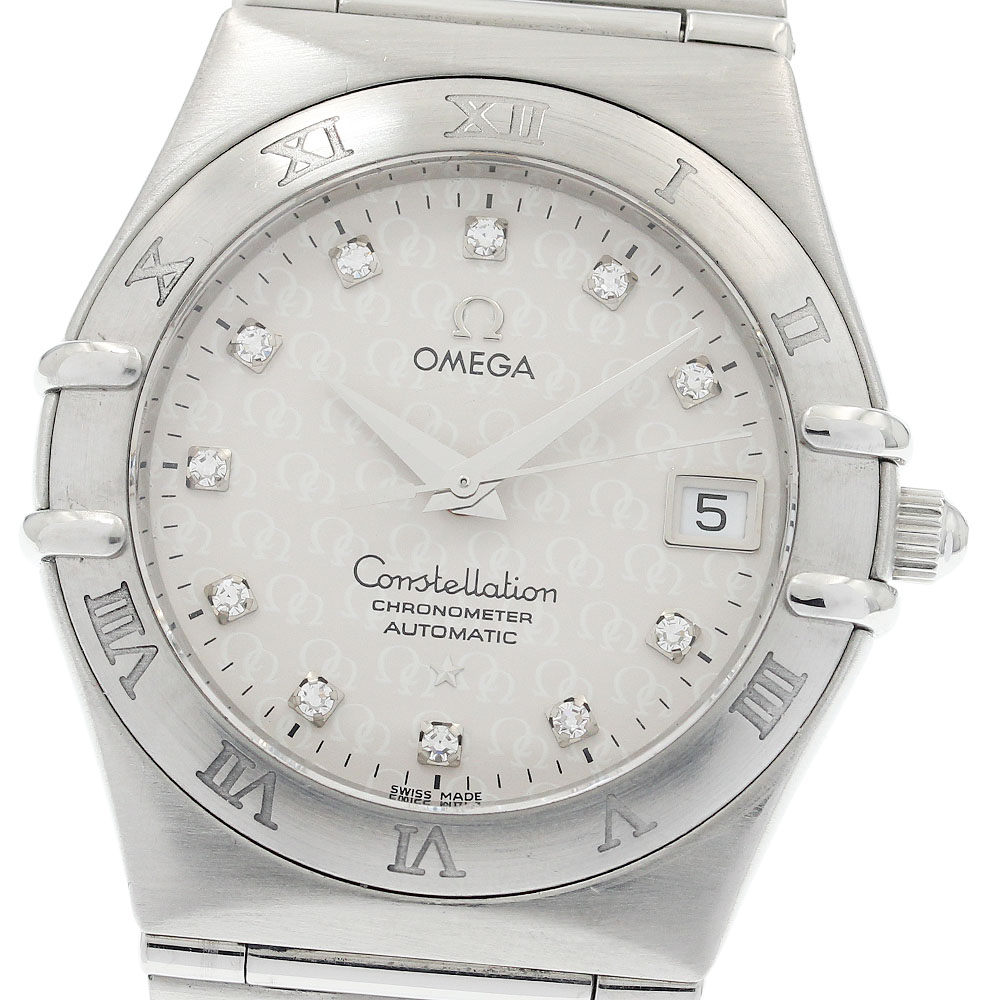 オメガ OMEGA 1504.35 コンステレーション 50周年 デイト 11Pダイヤ 自動巻き メンズ 保証書付き_942585【中古】｜CLOSER