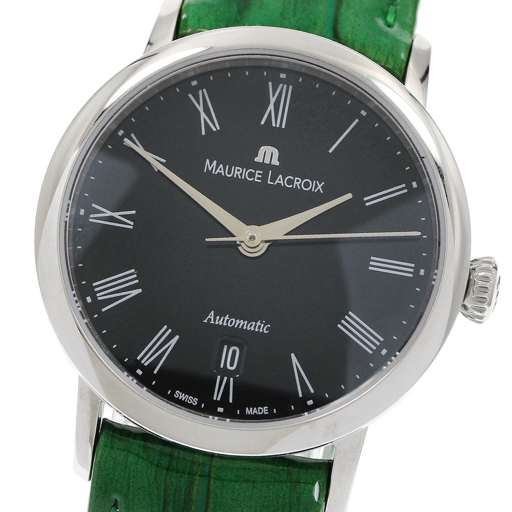 モーリスラクロア MAURICE LACROIX LC6063 レ・古典派音楽 デイト 自動小銃一巻き レディース 美品 _935340【中古】