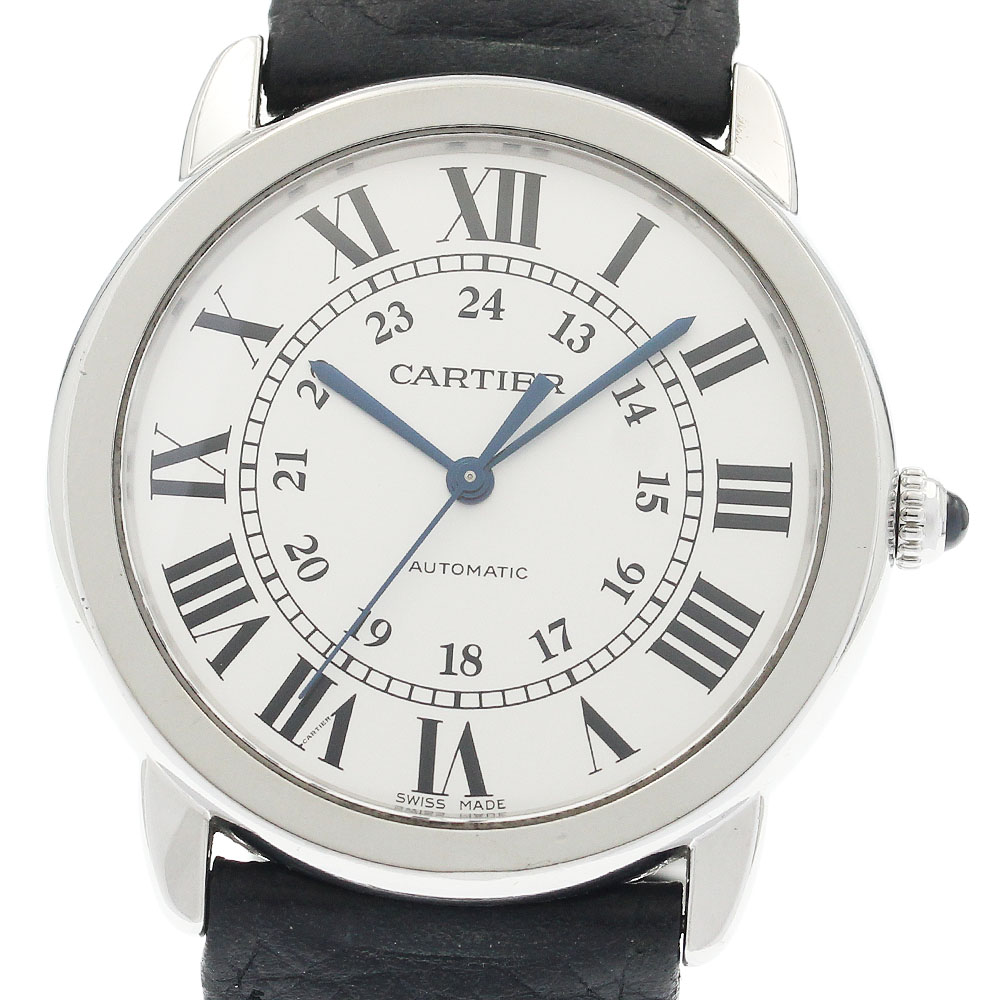 カルティエ CARTIER WSRN0021 ロンドソロ ドゥ カルティエ 自動巻き メンズ _849599【中古】 163,900円