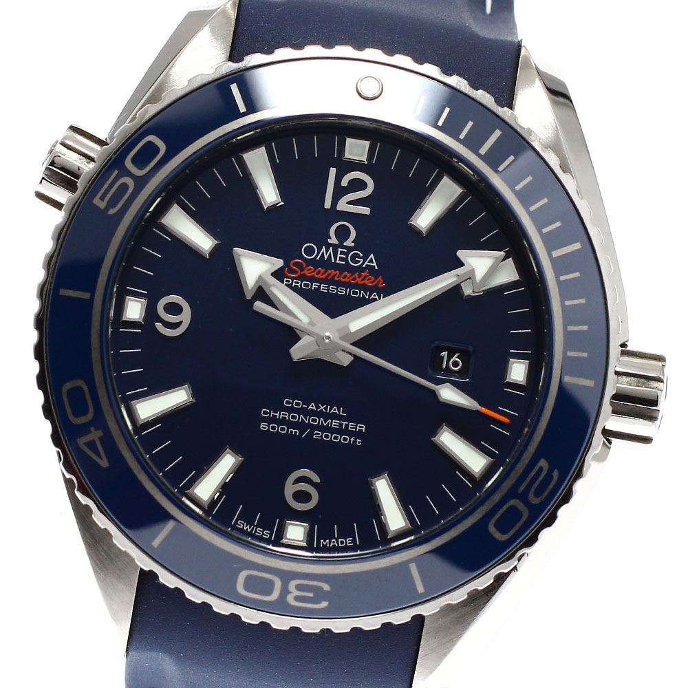 ゼロ OMEGA 232.92.38.20.03.001 シーマスター プラネットオーシャン デイト 自動小銃一巻き ボーイズ 良品 お墨付き付き添い人_877599【中古】