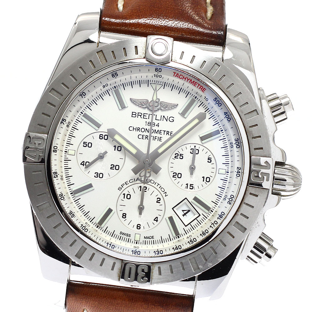 ブライトリング BREITLING AB0115 クロノマット44 スペシャルエディション デイト クロノグラフ 自動巻き メンズ 箱・保証書付き_942232【中古】|CLOSER