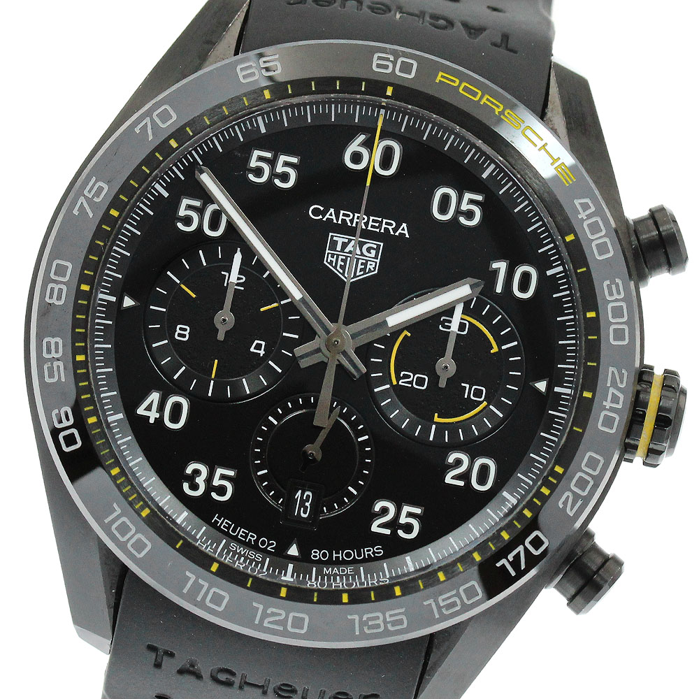 タグホイヤー TAG HEUER CBN2A1H.FC6512 カレラ×ポルシェ リミテッドエディション クロノグラフ 自動巻き メンズ _943003【中古】 345,510円