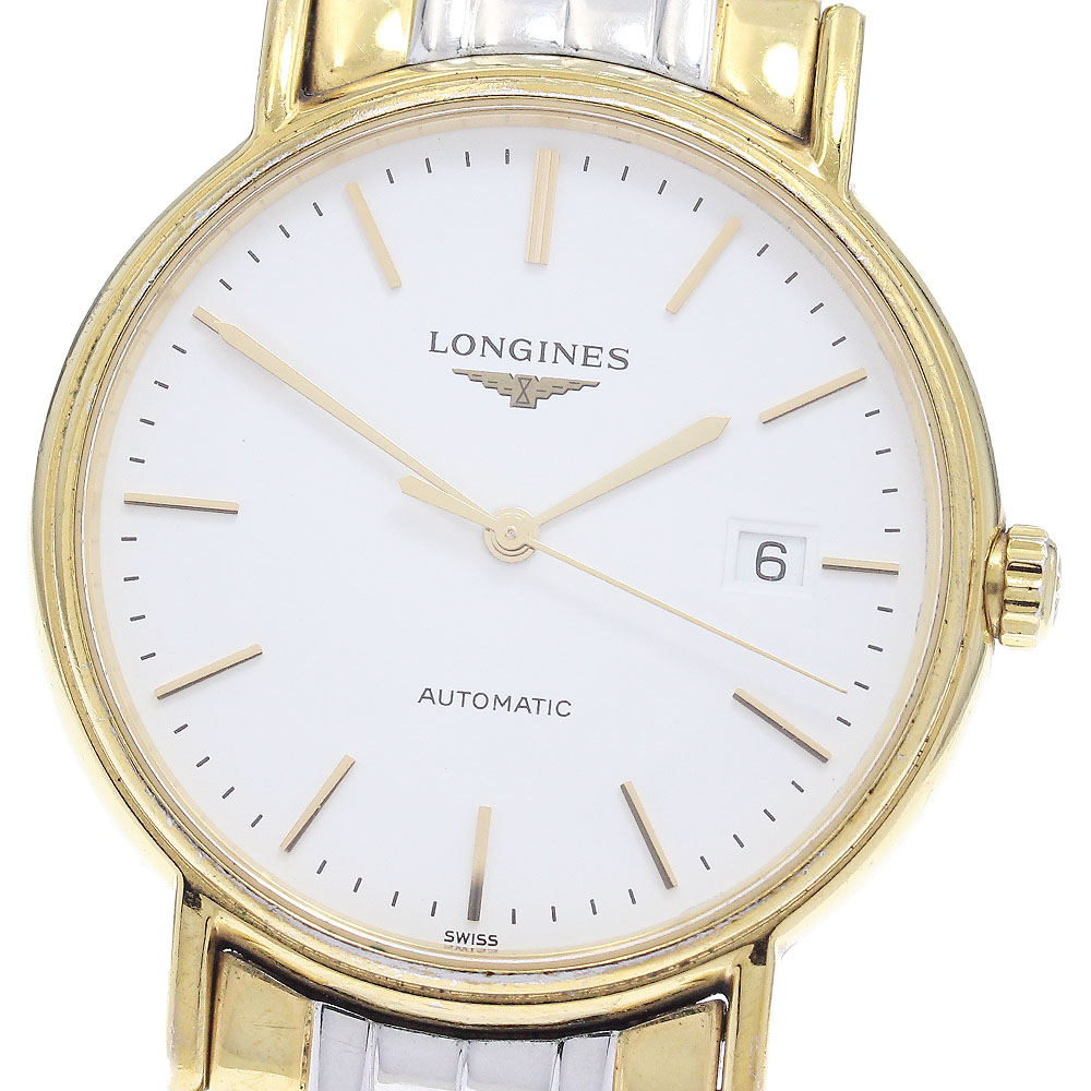 ロンジン LONGINES L4.921.2 プレザンス デイト 自動巻き メンズ _942506【中古】