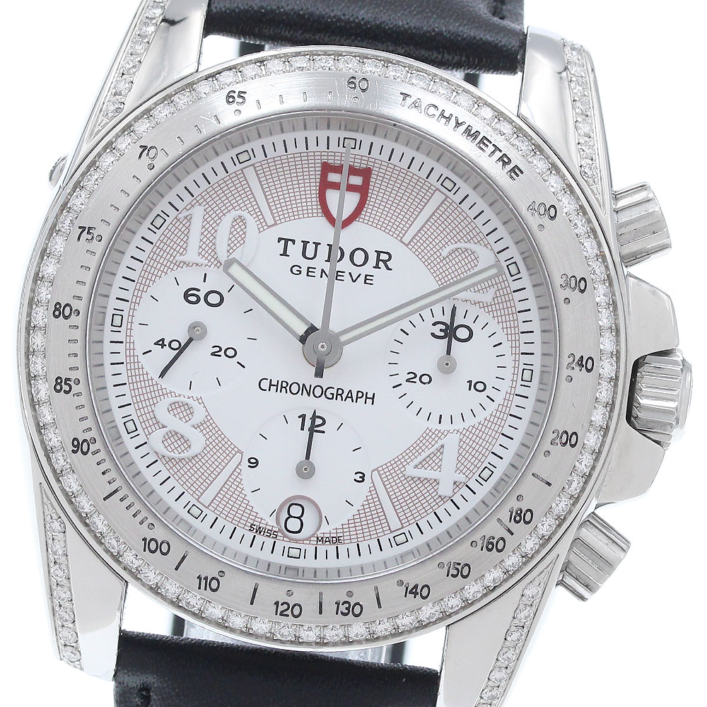 チュードル TUDOR 20310 クラシック ラグ ベゼルダイヤ クロノグラフ 自動巻き メンズ _942565【中古】|CLOSER