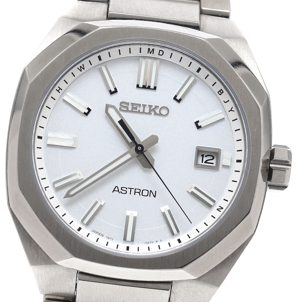 セイコー SEIKO SBXY081/7B72-0AF0 アストロン ネクスター デイト ソーラー電波 メンズ 良品 箱・保証書付き_943108【ev10】【中古】|CLOSER