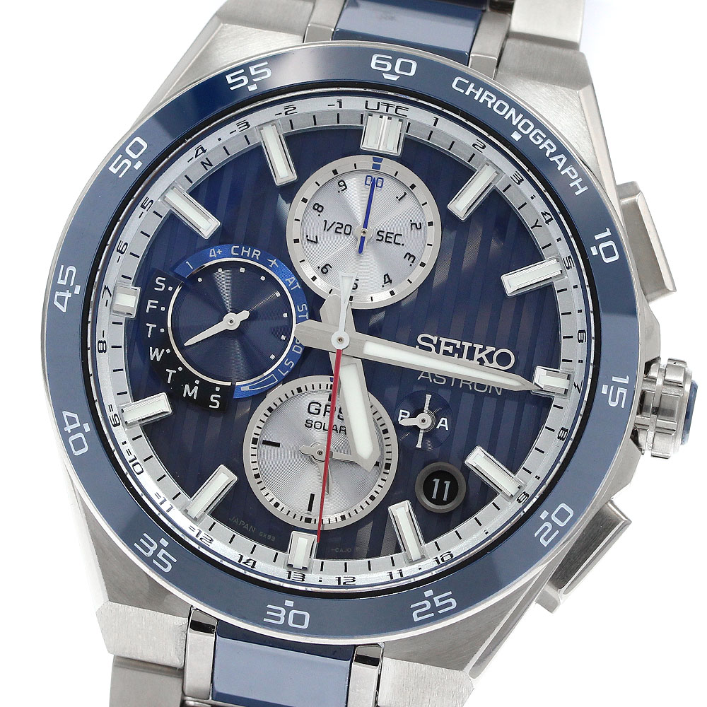 セイコー SEIKO SBXC181/5X83-0AA0-1 アストロン ネクスター GPS ソーラー電磁波 メンズ 極美品 箱付き添い人_943296【中古】
