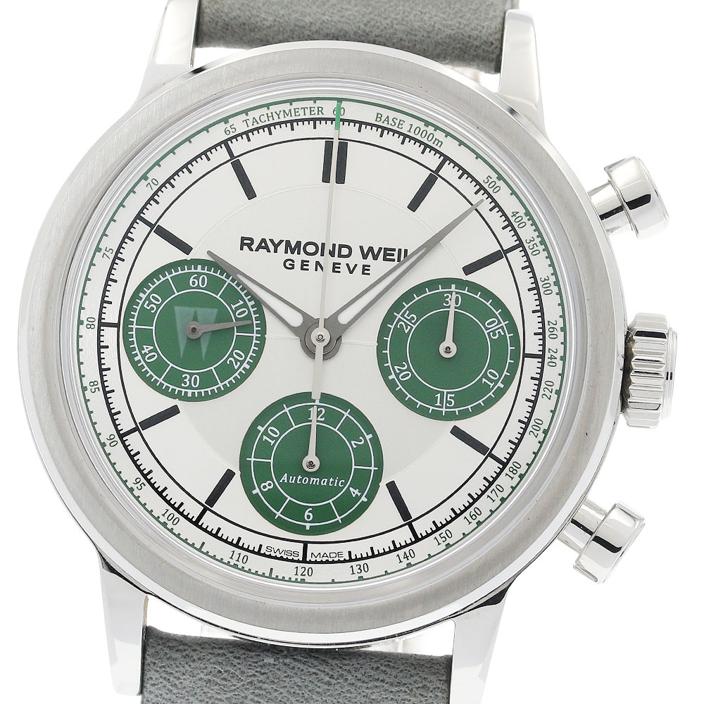 レイモンドウィル RAYMOND WEIL 7765-STC-LAR01 ミレジム ラルゴ・ウィンチ コラボモデル 自動巻き メンズ 美品 箱・保証書付き_942132【中古】
