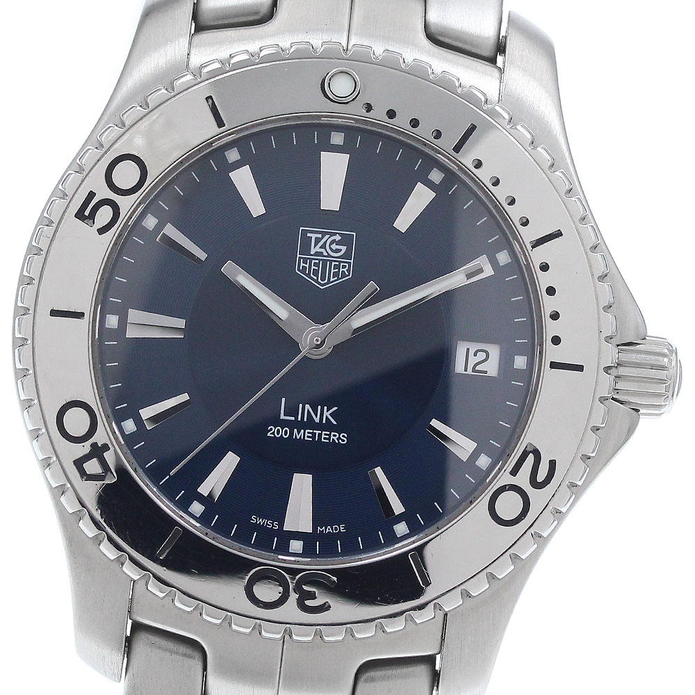 タグホイヤー TAG HEUER WJ1112.BA0570 リンク デイト クォーツ メンズ 保証書付き_943639【中古】
