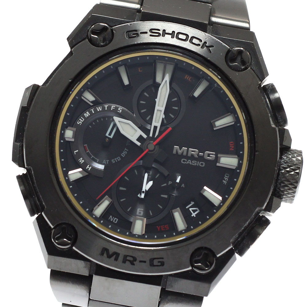 カシオ CASIO MRG-B1000B-1AJR MR-G Bluetooth ソーラー電磁波 メンズ _938315【中古】