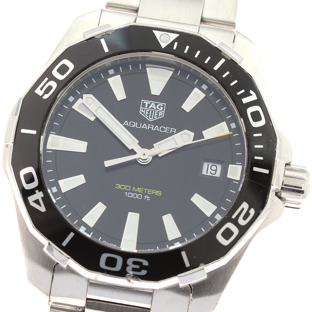 タグホイヤー TAG HEUER WAY111A アクアレーサー デイト クォーツ メンズ _938660【ev10】【中古】｜CLOSER