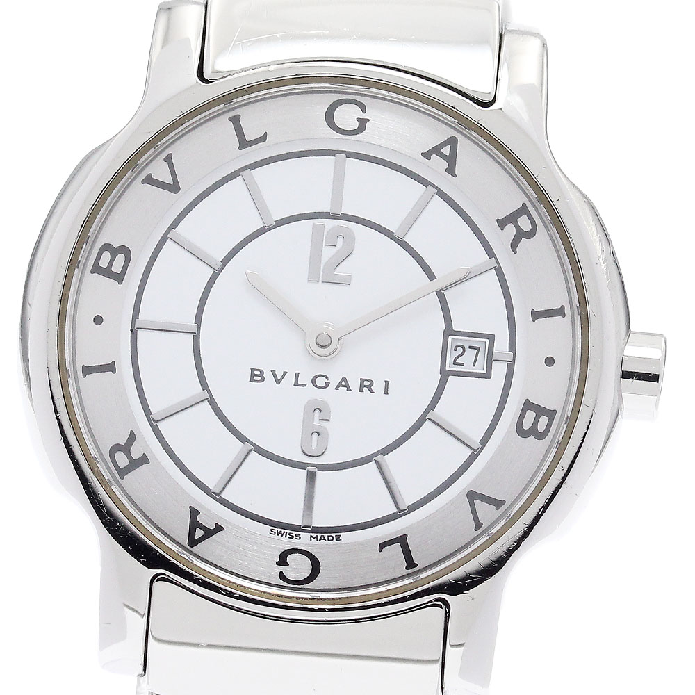 ブルガリ BVLGARI ST29S ソロテンポ デイト クォーツ レディース _943597【ev10】【中古】|CLOSER