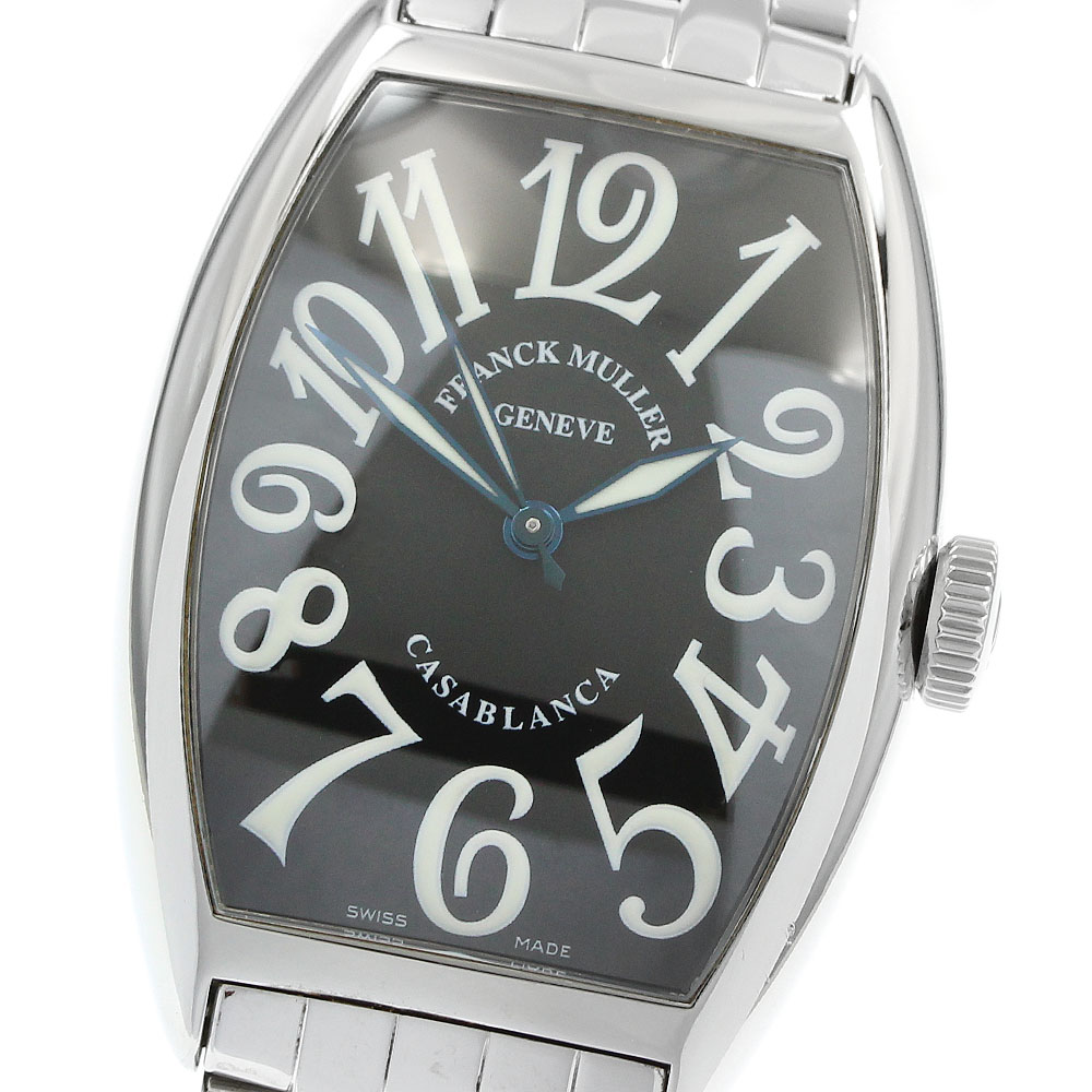 簡明直截レギオモンタヌス FRANCK MULLER 5850 カサブランカ 自動小銃一巻き メンズ _847949【中古】