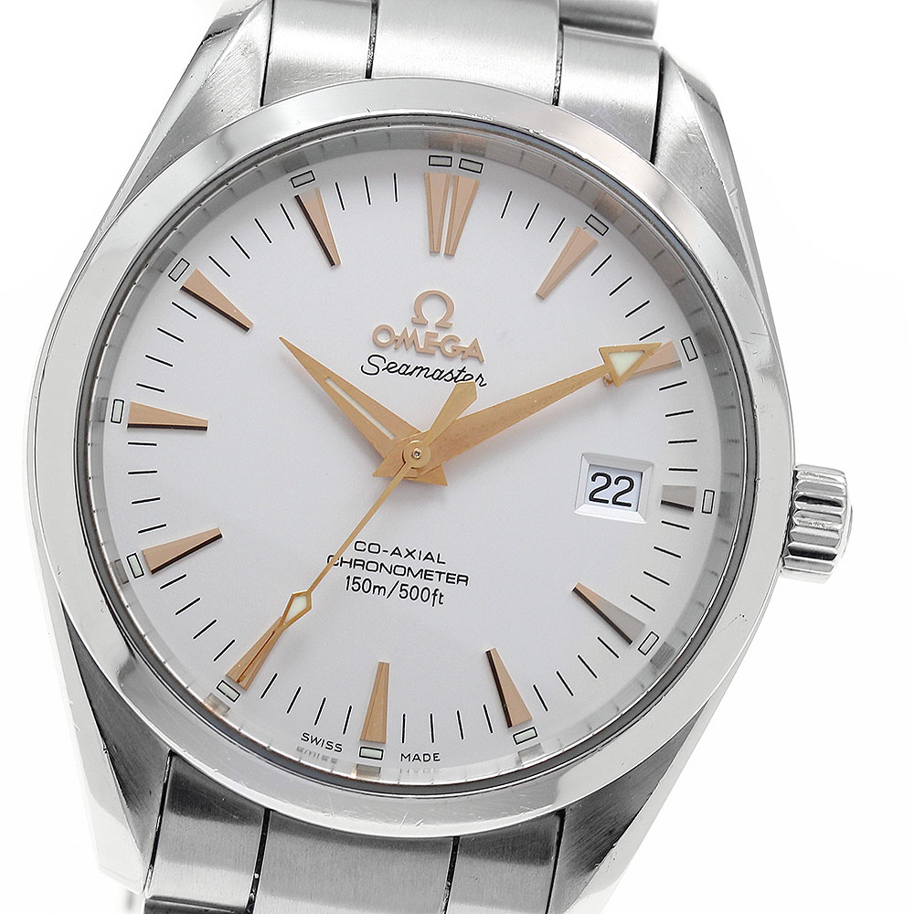 オメガ OMEGA 2503.34 シーマスター アクアテラ コーアクシャル デイト 自動巻き メンズ _898761【中古】