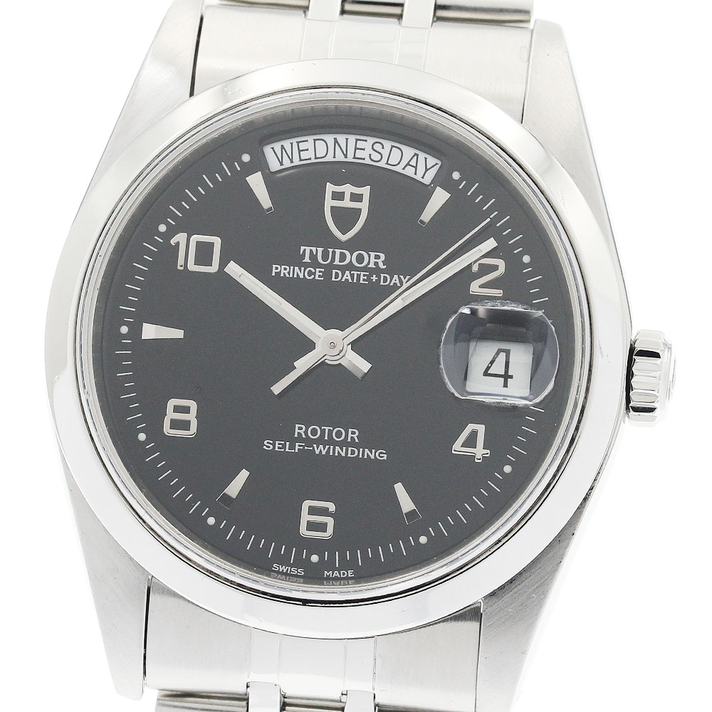 チュードル TUDOR 76200 大公 デイトデイ 自動小銃一巻き メンズ 御墨付き付き添い人_940382【中古】