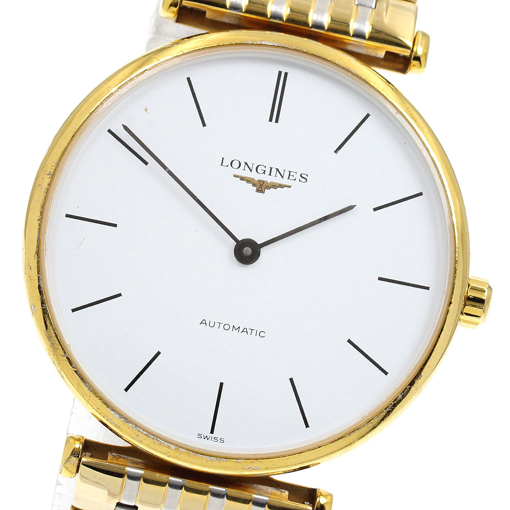 ロンジン LONGINES L4.708.2 グランドクラシック バックスケルトン 自動巻き メンズ _942623【中古】