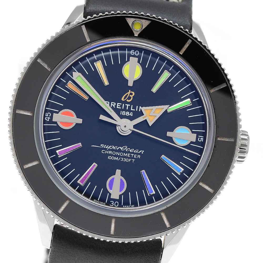 ブライトリング BREITLING A10370 スーパーオーシャン ヘリテージ '57 リミテッドエディション 自動巻き メンズ 箱・保証書付き_944740【中古】