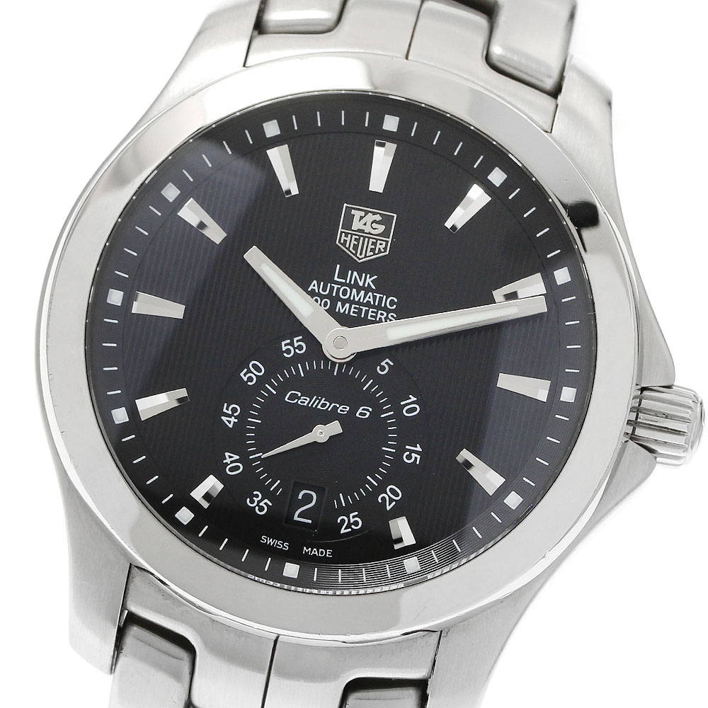 タグホイヤー TAG HEUER WJF211A.BA0570 リンク キャリバー6 デイト 自動巻き メンズ 保証書付き_944068【中古】