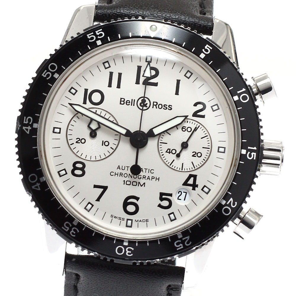 呼びりん＆天使の都市 Bell＆Ross 520 クロノグラフ デイト 自動小銃一巻き メンズ _942142【中古】