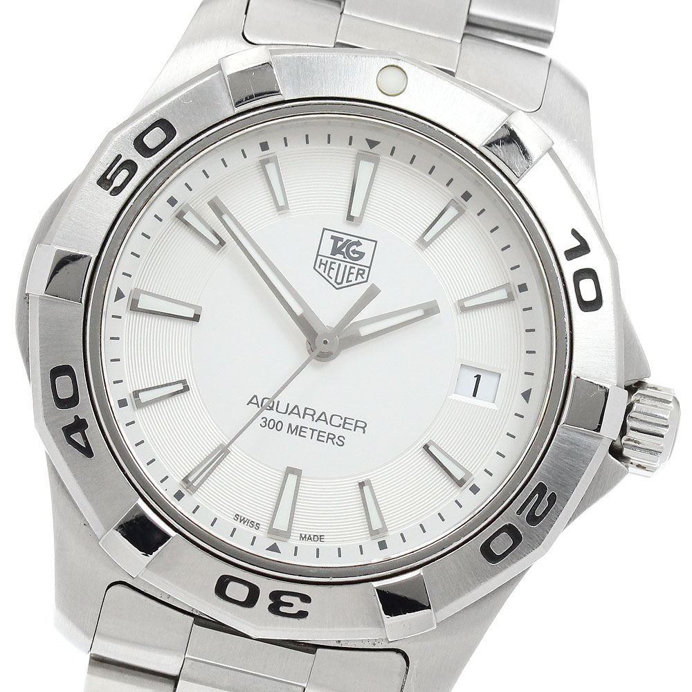 タグホイヤー TAG HEUER WAP1111 アクアレーサー デイト クォーツ メンズ _942415【中古】