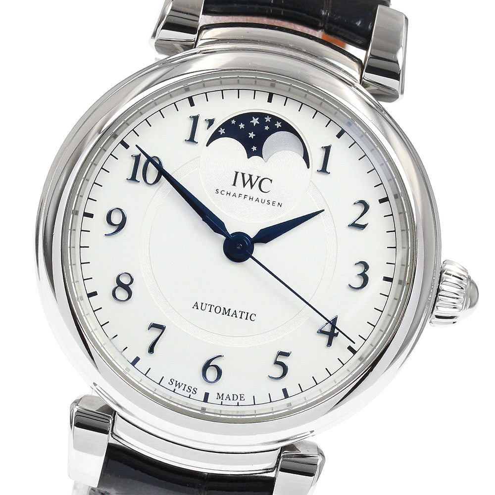 IWC IWC SCHAFFHAUSEN IW459306 ダ・ヴィンチ お月さま位相角 自動小銃一巻き ボーイズ 良品 _942697【中古】
