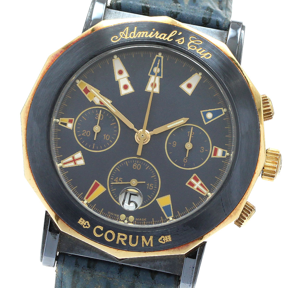 コルム CORUM 96.830.31.V585 アドミラルズカップ クロノグラフ クォーツ メンズ _942294【中古】 77,440円