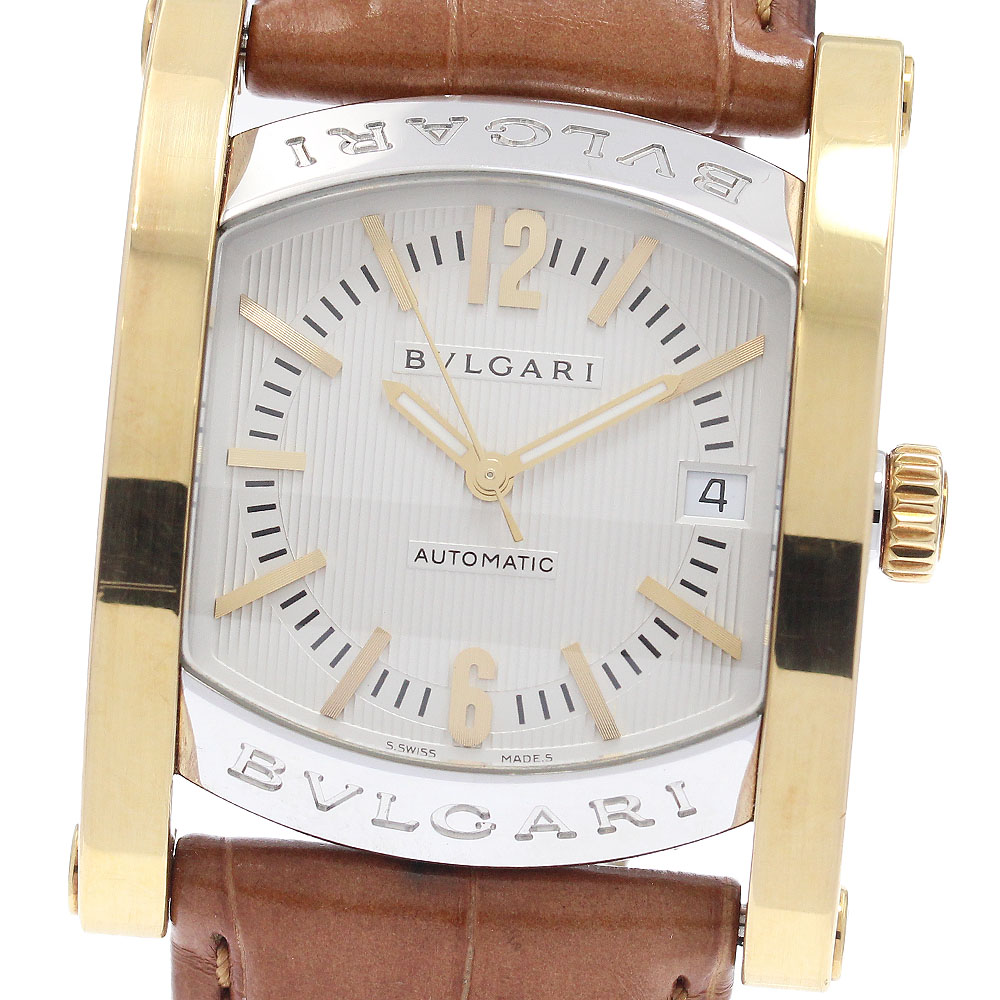 ブルガリ BVLGARI AA44SG アショーマ デイト 自動巻き メンズ 箱・保証書付き_943212【中古】|CLOSER