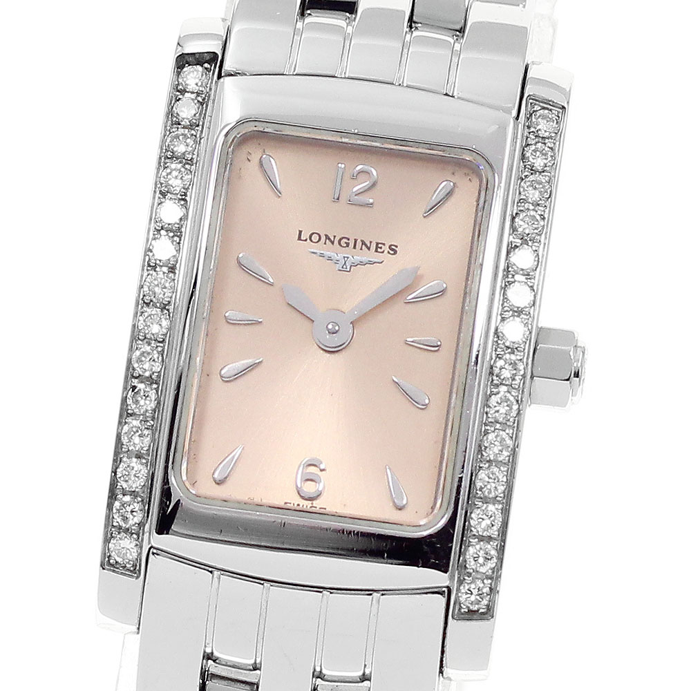 ロンジン LONGINES L5.158.0 ドルチェヴィータ サイドダイヤ クォーツ レディース _943866【中古】