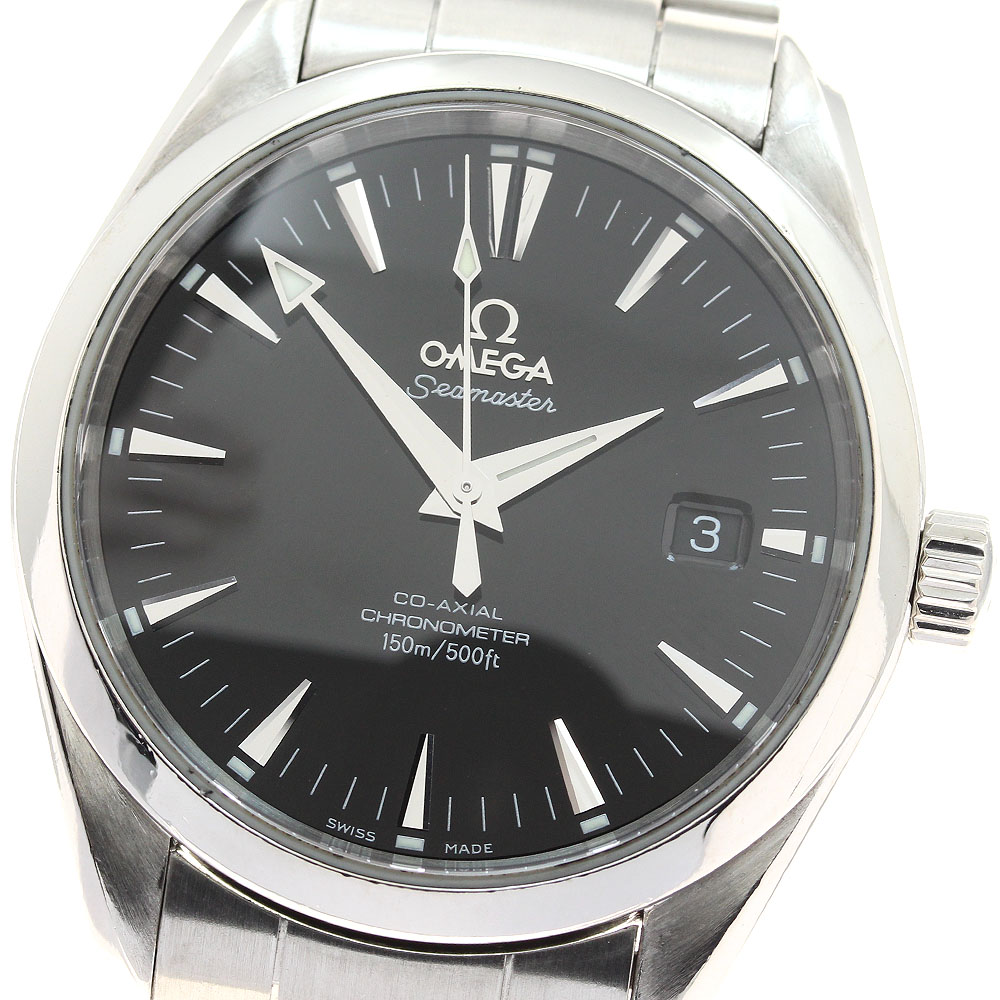 オメガ OMEGA 2503.50 シーマスター アクアテラ コーアクシャル 自動巻き メンズ 保証書付き_888388【中古】
